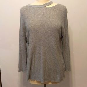 Halogen Women's Gray Knit Lightweight Sweater Size Medium
